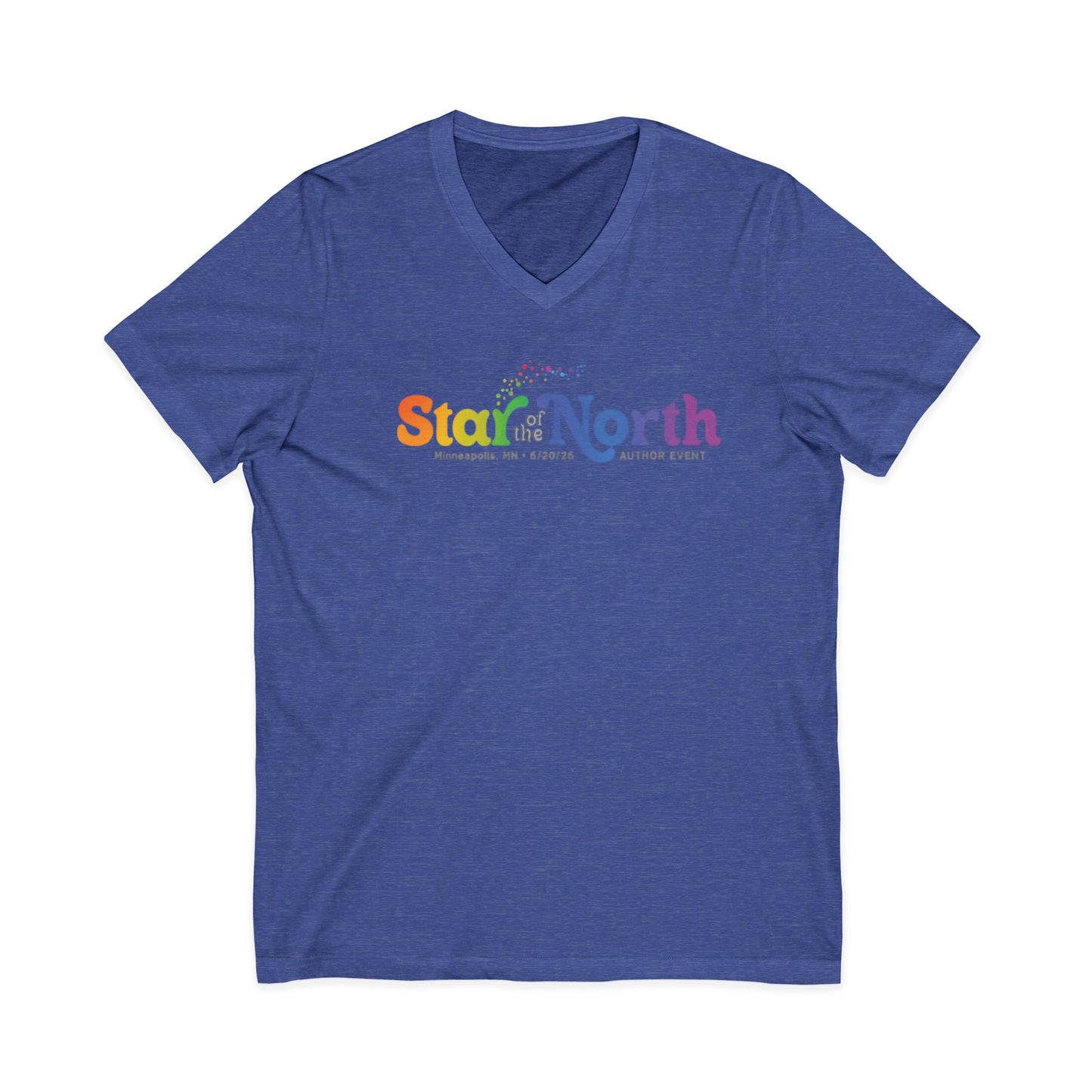 Star of the North Unisex Jersey Short Sleeve V-Neck Tee Version 3