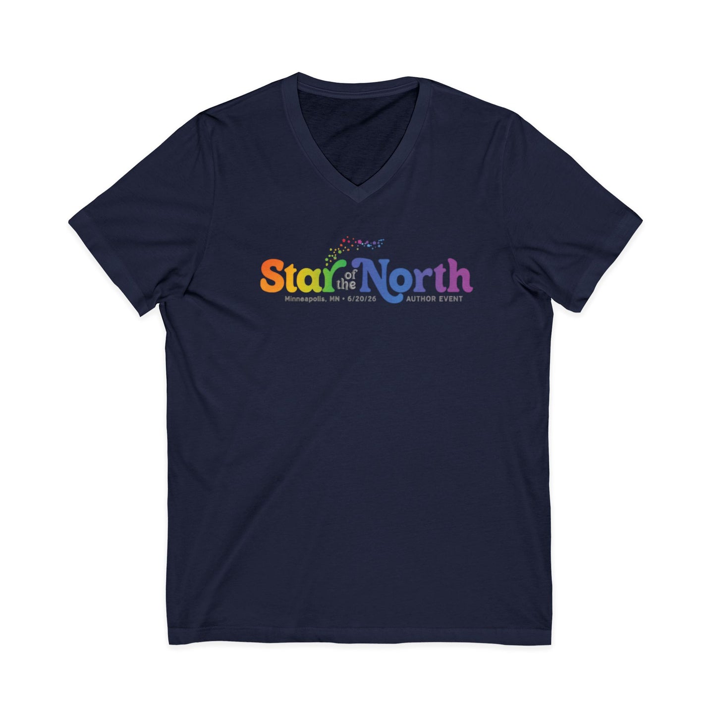 Star of the North Unisex Jersey Short Sleeve V-Neck Tee Version 3