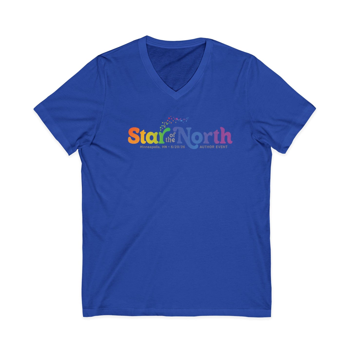 Star of the North Unisex Jersey Short Sleeve V-Neck Tee Version 3