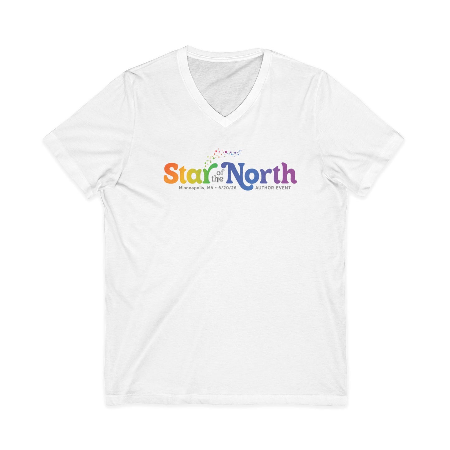 Star of the North Unisex Jersey Short Sleeve V-Neck Tee Version 3